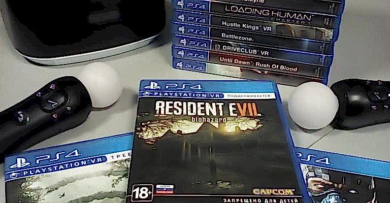 PS4VR комплект и игры в Астанае